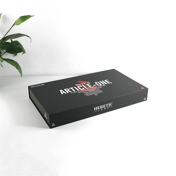Black Apparel Boxes