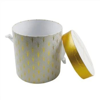 Caha di Sombrero di Sombrero di Carton Rondo Cu Patronchi di Foil di Oro Completo